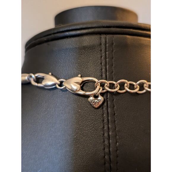 Brighton Bali Ball Bead Mesh Chain Silver Tone Necklace - Picture 6 of 9